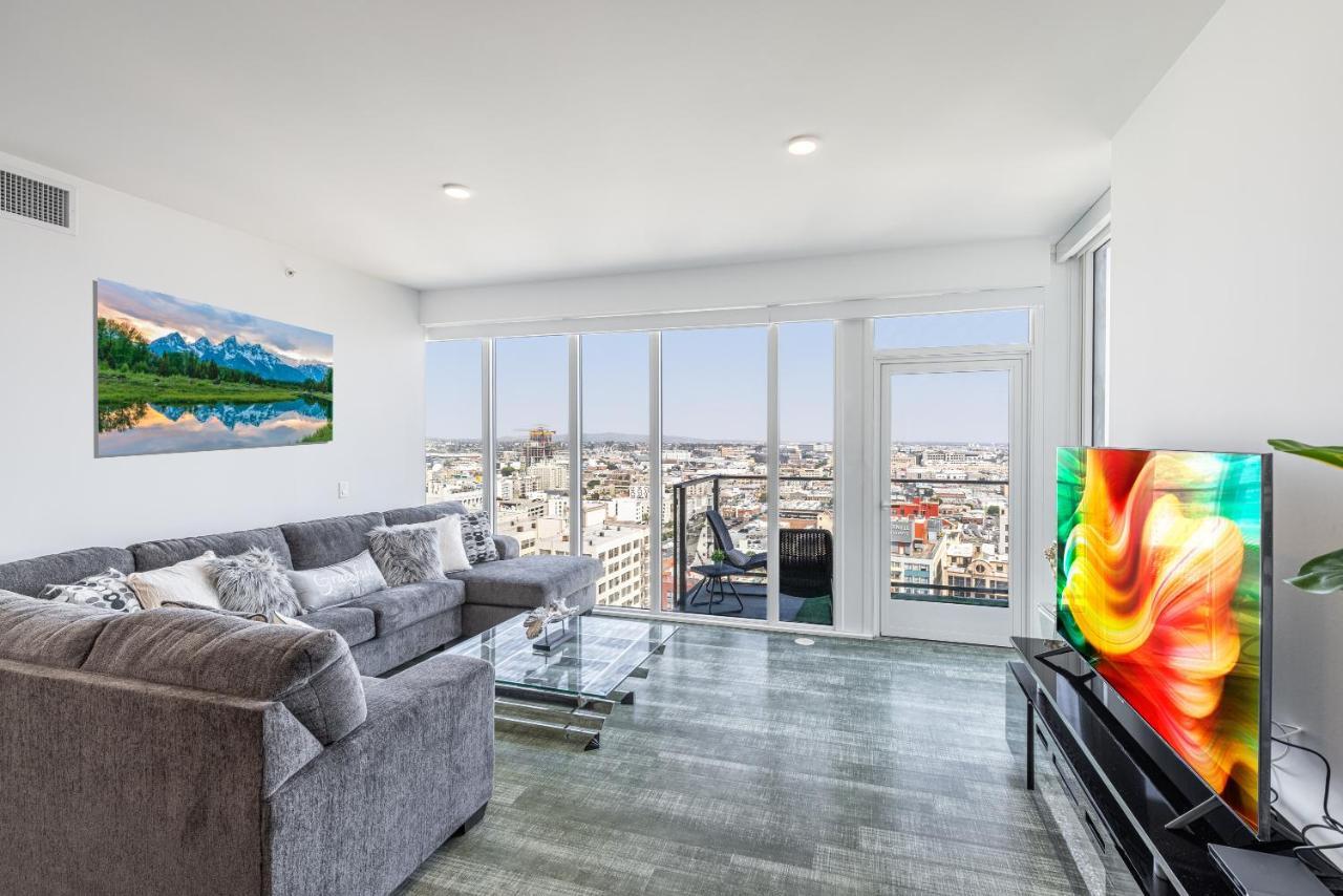 Top Floor High Rise 3 Bed Dtla Skyscraper Penthouse Los Angeles Kültér fotó