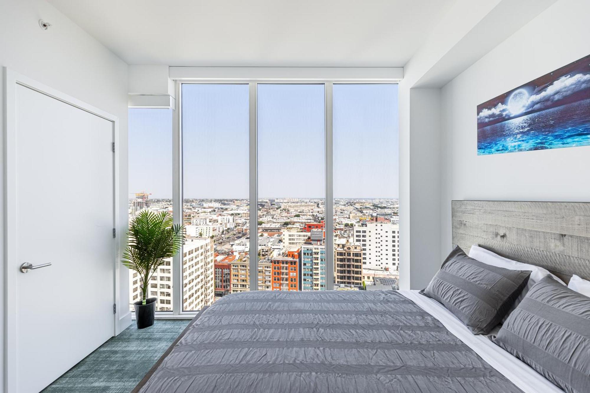 Top Floor High Rise 3 Bed Dtla Skyscraper Penthouse Los Angeles Kültér fotó