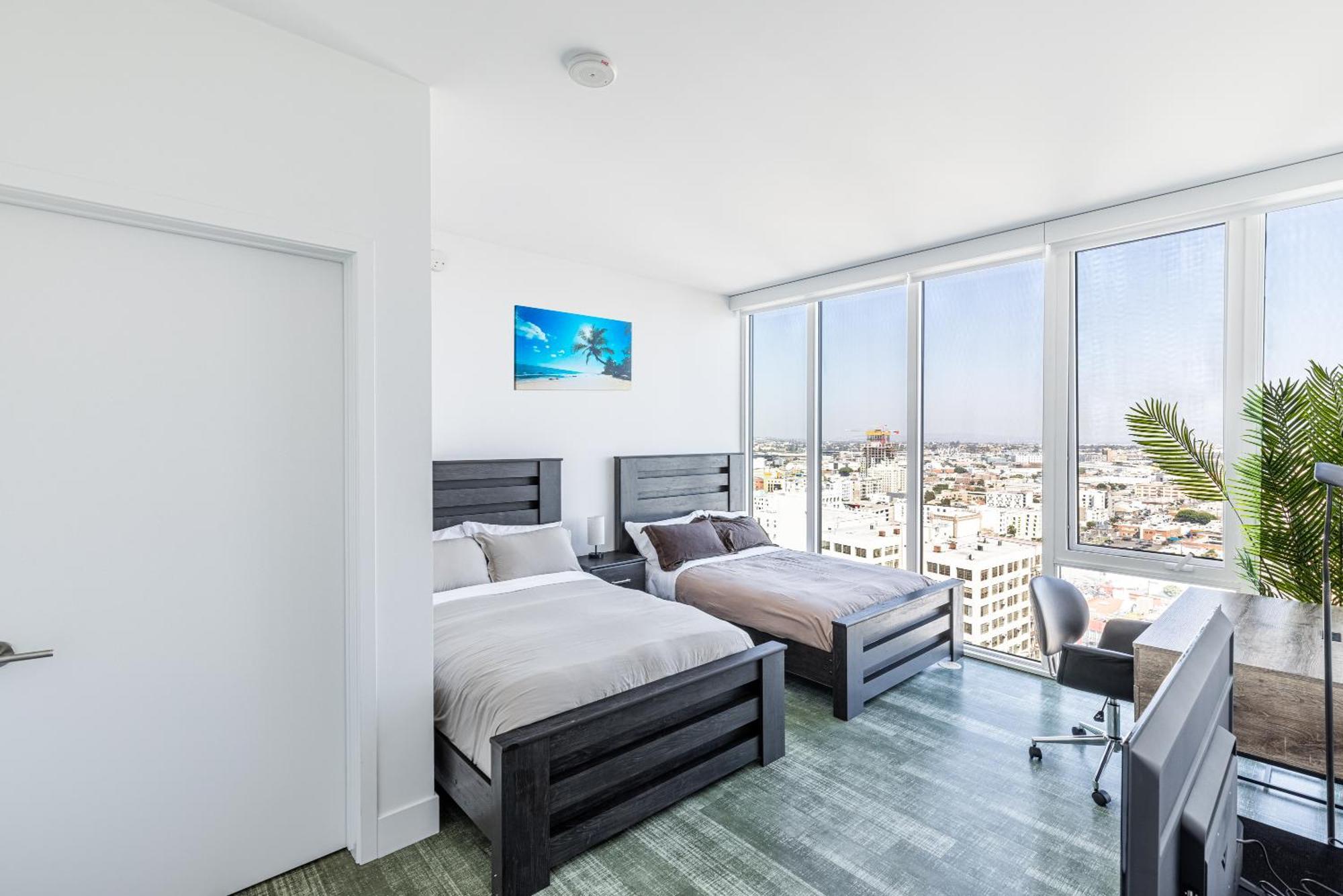 Top Floor High Rise 3 Bed Dtla Skyscraper Penthouse Los Angeles Kültér fotó