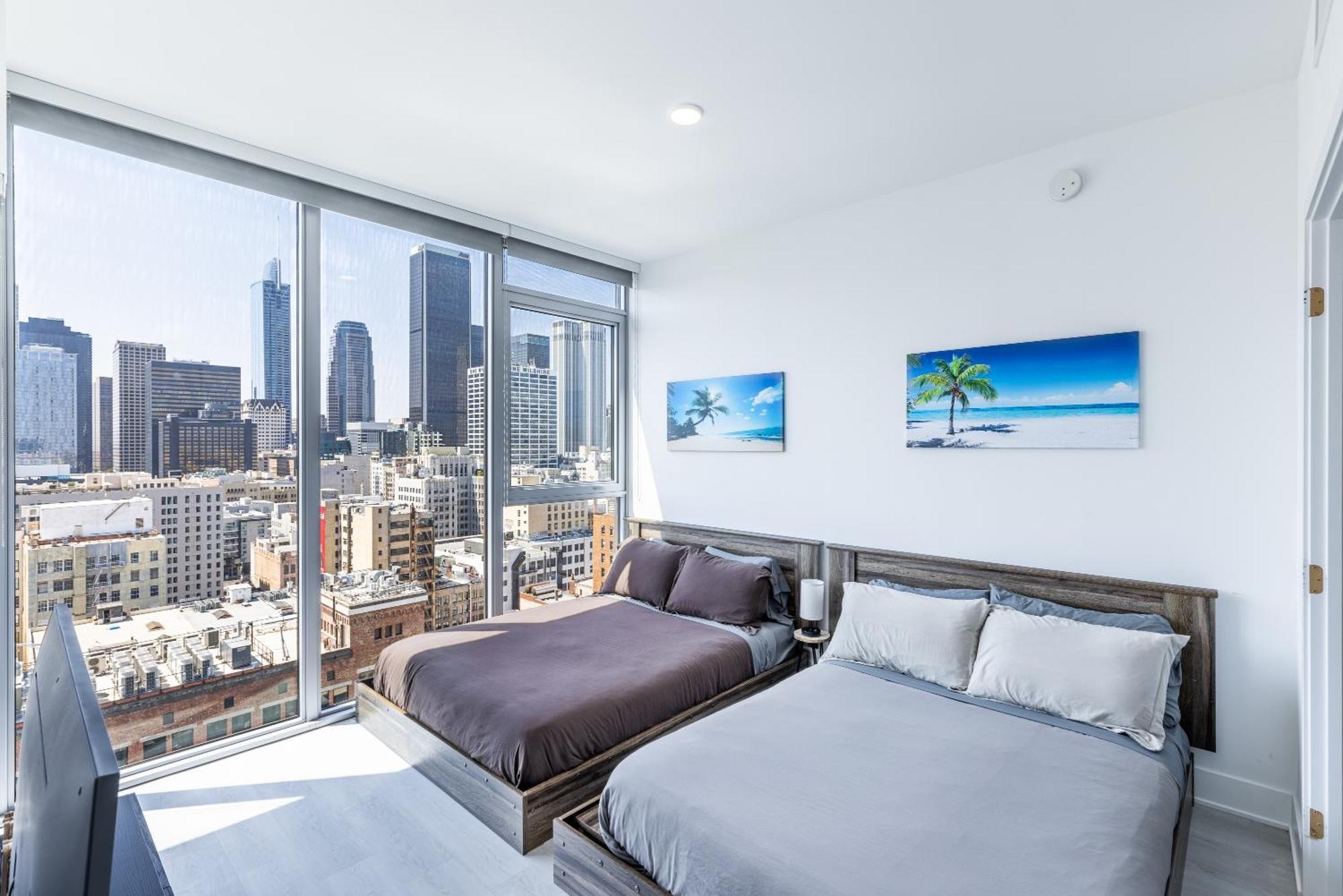 Top Floor High Rise 3 Bed Dtla Skyscraper Penthouse Los Angeles Kültér fotó